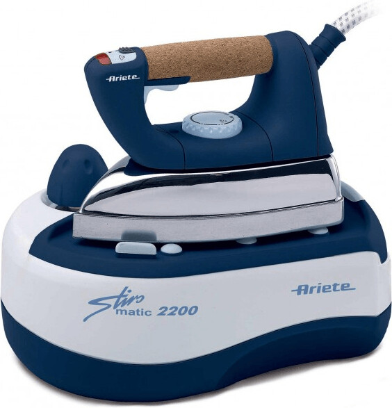 اتو بخار مخزن دار آریته ایتالیا مدل Ariete Stiromatic 2200 (6257/01) | رنگ سورمه ای | قدرت بخار بالا برای اتوکشی حرفه‌ای